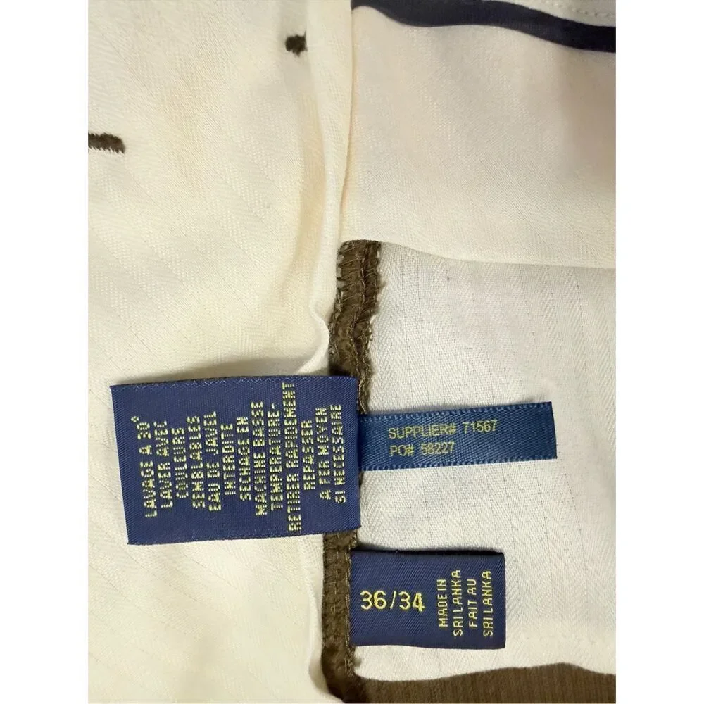 Polo Ralph Lauren Men’s Classic Corduroy Pants Brown 36/34 Preppy
